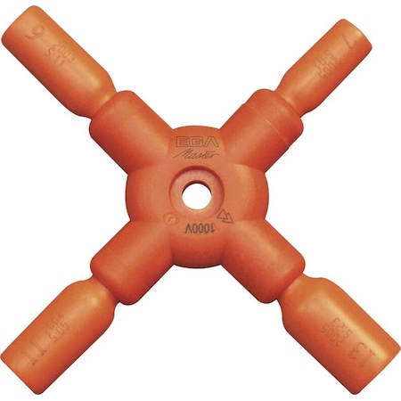 4 WAY RIM WRENCH 6 X 8 X 10 X 12 1000 V
